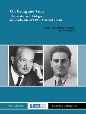 cover image of On Being and Time